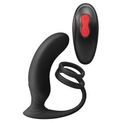 Envy Thumbs Up P-Spot Prostate Vibrator With Cock and Ball Ring Black