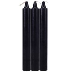 Japanese Drip Candles - 3 Pack Black
