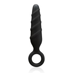 Nanma Dark Stallions Silicone Butt Plug Black 3.5in